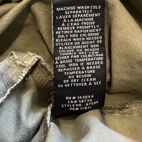 7 for all mankind green utility jacket - Picture 8 of 8